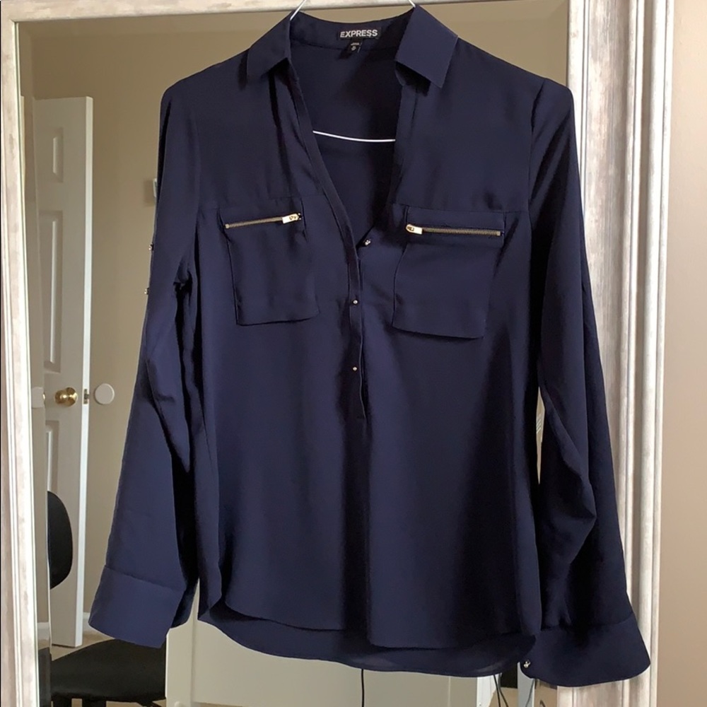 Express Navy Portifino Top